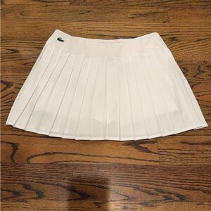 Lacoste Women's White Pleated Skirt NWT